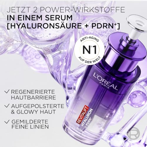 L'Oréal Paris Aufpolsterndes Serum [Hyaluronsäure & veganes PDRN+] 30 ml – Ansicht 4