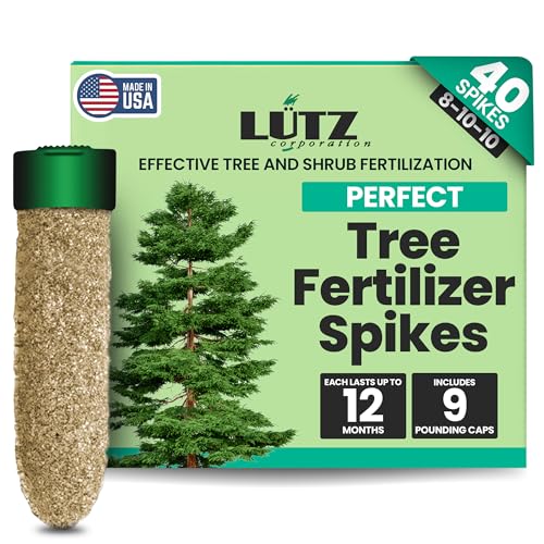 Lutz Corporation Perfect Tree Fertilizer Spikes, 40 Pack - Fertilizer Sticks & Plant Food Spikes for...