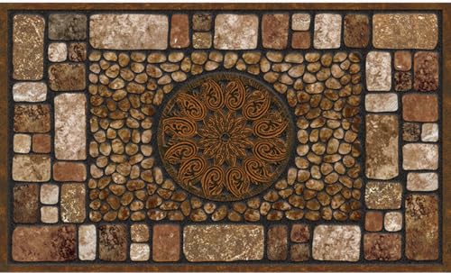 Masterpiece Notre Dame Doormat, Brown, 18-Inch by 30-Inch