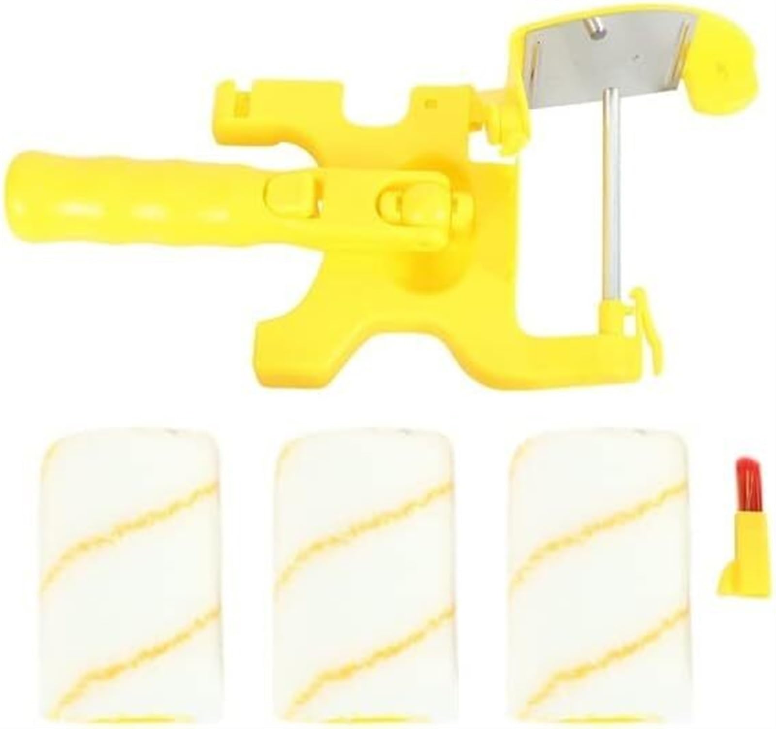 rouleaux à peinture, Set de 8 outils rouleau et pinceau pour maison