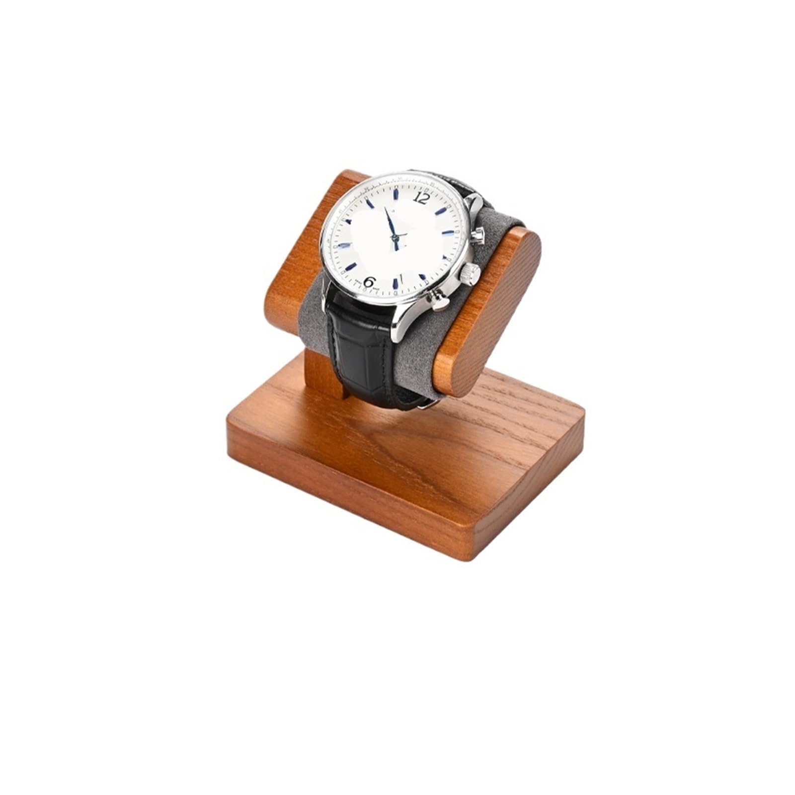 XPJYUA Watch Stand Watch Bracelet Bangle Display Holder Stand Retro Solid Wooden Rack Showcase Jewelry(SM21402)