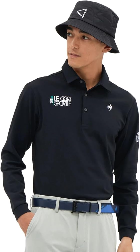 Amazon | [ルコックスポルティフゴルフ] LG5FLS00M_BK00_M