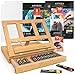 Produktbild Arteza Tischstaffelei Set, Acrylmalerei Starterset mit Staffelei, Acrylfarbtuben 22 ml, Acrylpinsel, Palettenpapier, Leinwandblock und Leinwandpapier, Acryl Malset für Anfänger und Künstler
