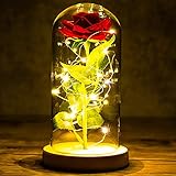 leuchter rosenthal 🌹Die Schöne und das Biest Rose: Rote Rosen ist nicht nur ein Symbol für ewige Liebe, Romantik und Wertschätzung, sondern auch ein Symbol für beste Wünsche und Leidenschaft. Ewige Rose in Glaskuppel wurde vom Film inspiriert, einer wunderschönen wahren Liebesgeschichte. Glasrose ist mit warmen LED-Lichtern, gefallenen Blütenblättern und roter Seidenrose umwickelt. Infinity Rosen sind großartige Geschenke für Ihre Lieben und zeigen Ihre ewige Liebe zu ihnen.
