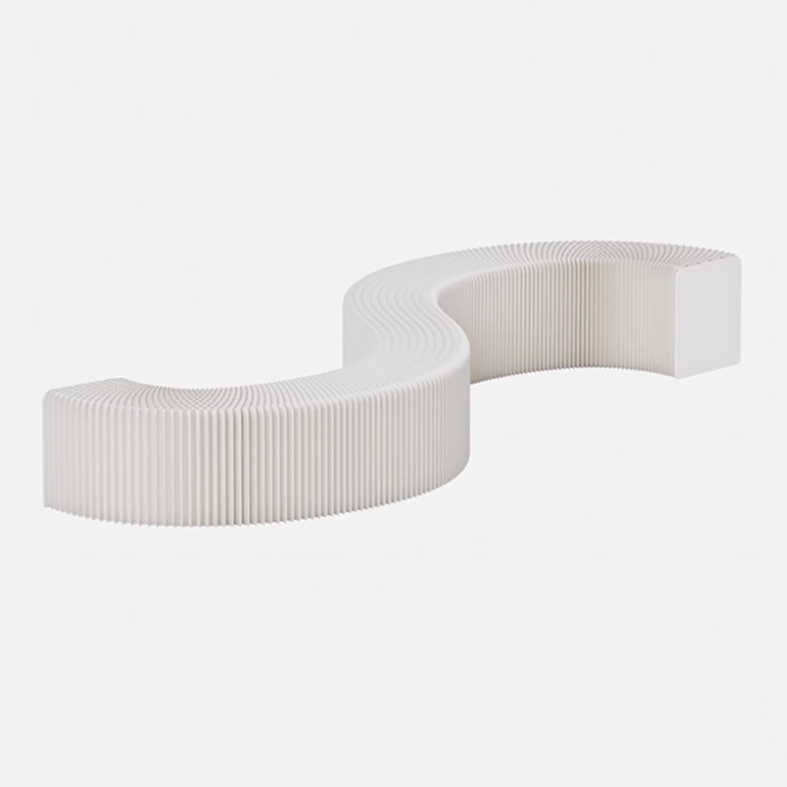 Cloison de séparation en papier pliable nid d'abeille blanc retractable 200x76cm