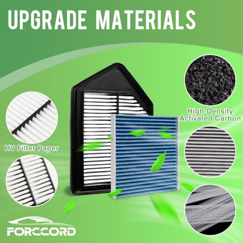Image of Engine & Cabin Air Filter Fit for 2010-2011 Honda CR-V CRV L4 2.4L Air Filter Kit Replace#CF10134 17220-REZ-A00 Car Accessories