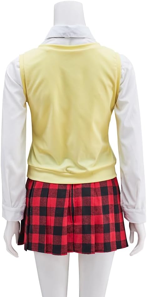 iSHOWcos Women's Maka Albarn Cosplay Costume Coat Vest Skirt School Uniform Suit Halloween Outfit - Image 6