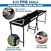 GoPong PRO 8 Foot Premium Beer Pong Table - heavy-duty (Black, 36-Inch Tall)