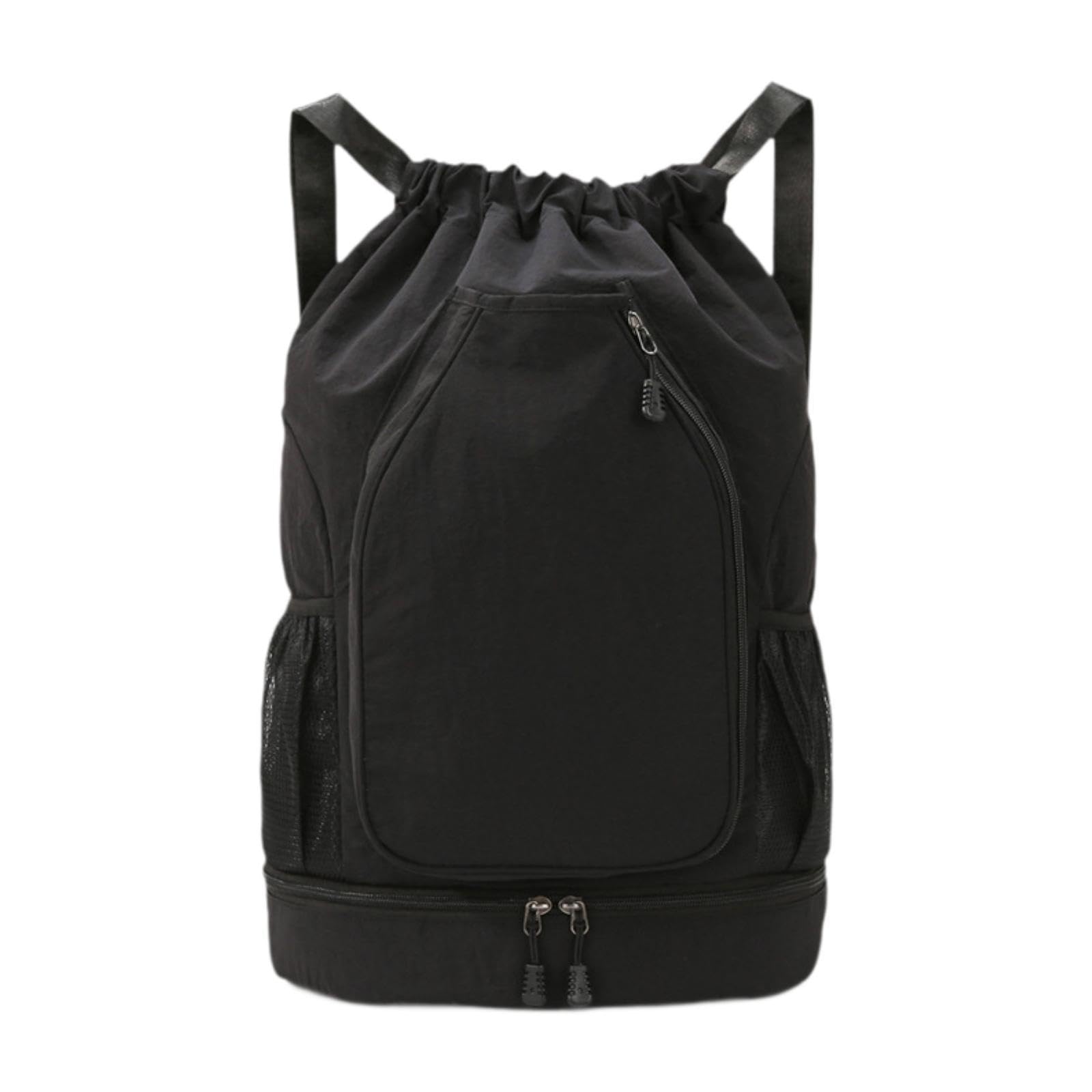 Tennis Backpack Portable Badminton Racket Bag for Men Gym Outdoor Activities Black-image-29