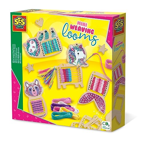 SES Creative | Kit Mini Holzwebstühle | Manuelle Aktivität 6 Jahre + |...