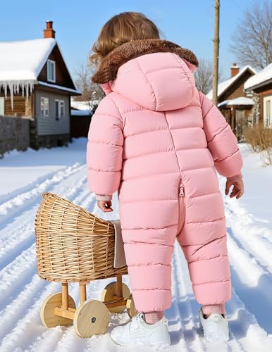 BFUSTYLE Baby Boy Snowsuit Long Sleeve Infant Coat 0-24 Months Winter Suit Newborn Puffer Jacket With Hooded3