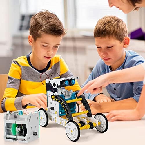 13-in-1 STEM Education Solar Robot Toys DIY Building Science Experiment Kit for Kids Aged 8-12 and Older, Learning Education Building Set for Boys and Girls 5 51V6fdpOSDL. AC