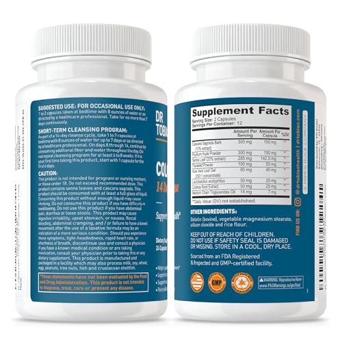 Dr. Tobias Colon 14 Day Cleanse & Colon Everyday Health Fruit Punch – Short-Term Colon Cleanser & Daily Psyllium Fiber Drink for Gut Health and Digestive Regularity - Image 6