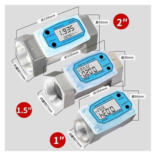 Débitmètre numérique de 2 pouces électronique pour sécuriser vos installations - 3