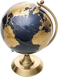 WOLFF - Globo Decorativo de Plástico e Metal 15cm x 14cm x 21,5cm