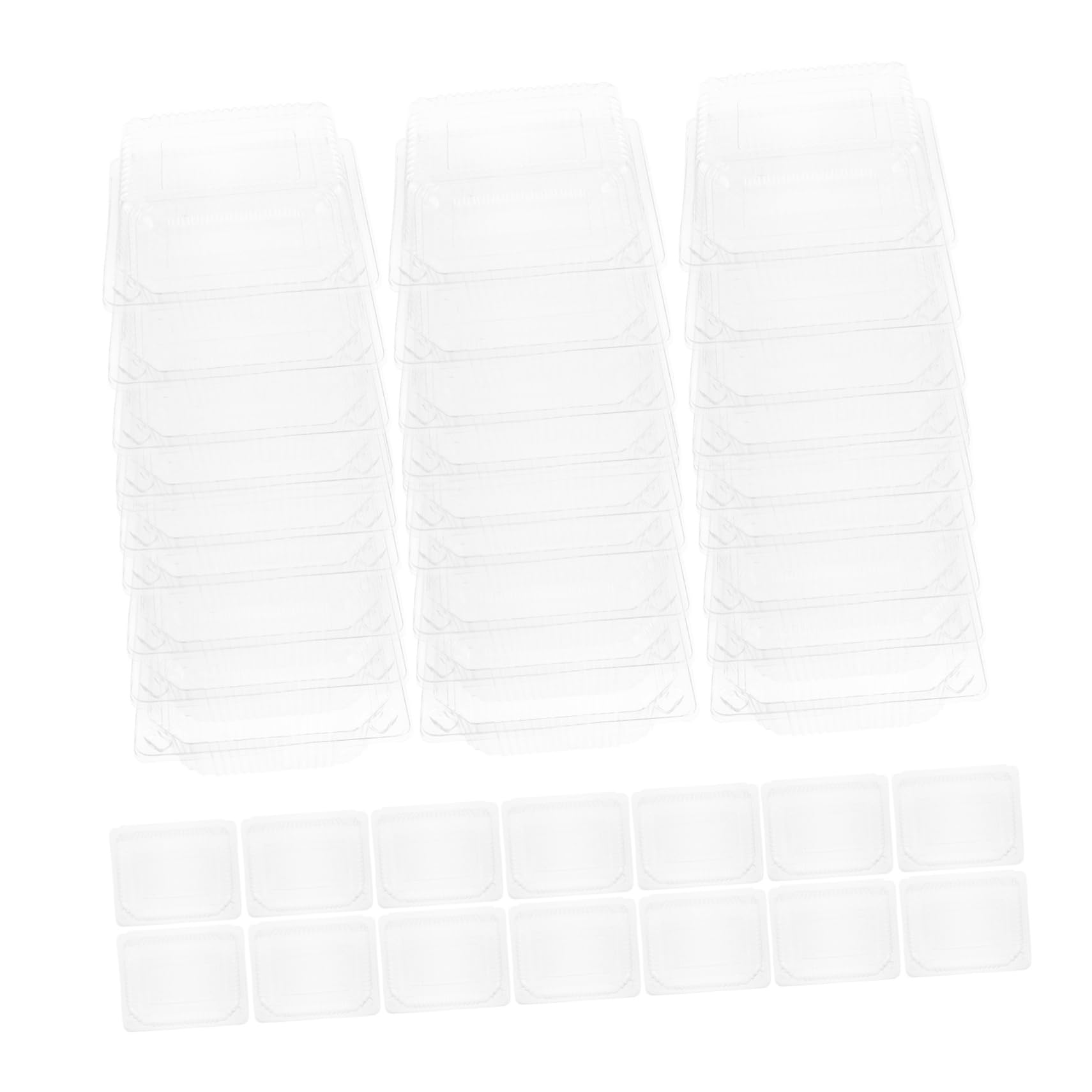 balacoo 100pcs Pink Pastry Box Cake Packaging Box for Dessert Party Bakery Snack Takeout