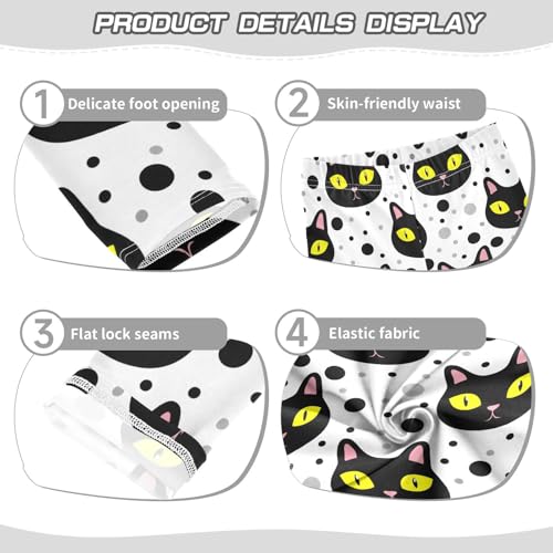 Girls' Leggings Cute Cat Kids Yoga Tights Pants 1 Pack 23023233