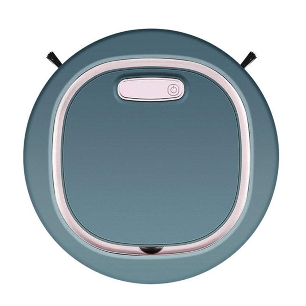 Robot Aspirador Inteligente de 1500Pa, Multifuncional, 3 en 1, Recargable, Barrido de Suelo Automático, Máquina Aspiradora (verde)