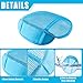 6 Pcs Air Mesh Hard Hat Liner Sweatband - Safety Helmet Insert Comfortable Cooling Liner Soft Ventilation Sweat Band Sponge Pad Absorber for Men Women Work Construction Cap, Blue