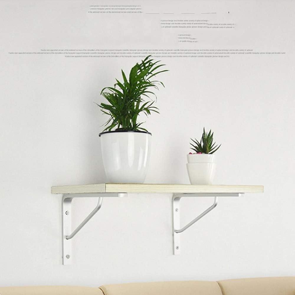 Shelves,Shelf Brackets,2Pcs Stainless Steel Solid Shelf Brackets, Floating ShelvesTripod/ (12 inch) ( Color : Silver , Size : 155 mm (6 inches) X200 (8 inches) mm )