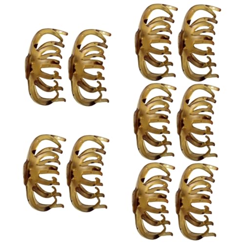 Barrettes pour cheveux denses : lot de 10 pinces larges contre les mèches rebelles
