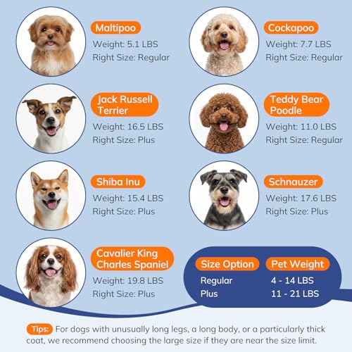 Supet Dog Sling Carrier for Pets, Adjustable Hands Free Front Chest Pouch | Reduces Back & Neck Pain Anti-Anxiety Backpack, 62% Cotton Blend Soft Bag, Fit Dogs, Cats, Puppy (Black Regular 4-14Lbs) - Image 7