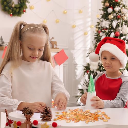 Image of JUNEBRUSHS 50 Pcs Christmas Mini Resin Gingerbread Man, Fake Gingerbread Christmas Figurines Gingerbread Men Embellishment for Xmas Holiday DIY Crafts Decor