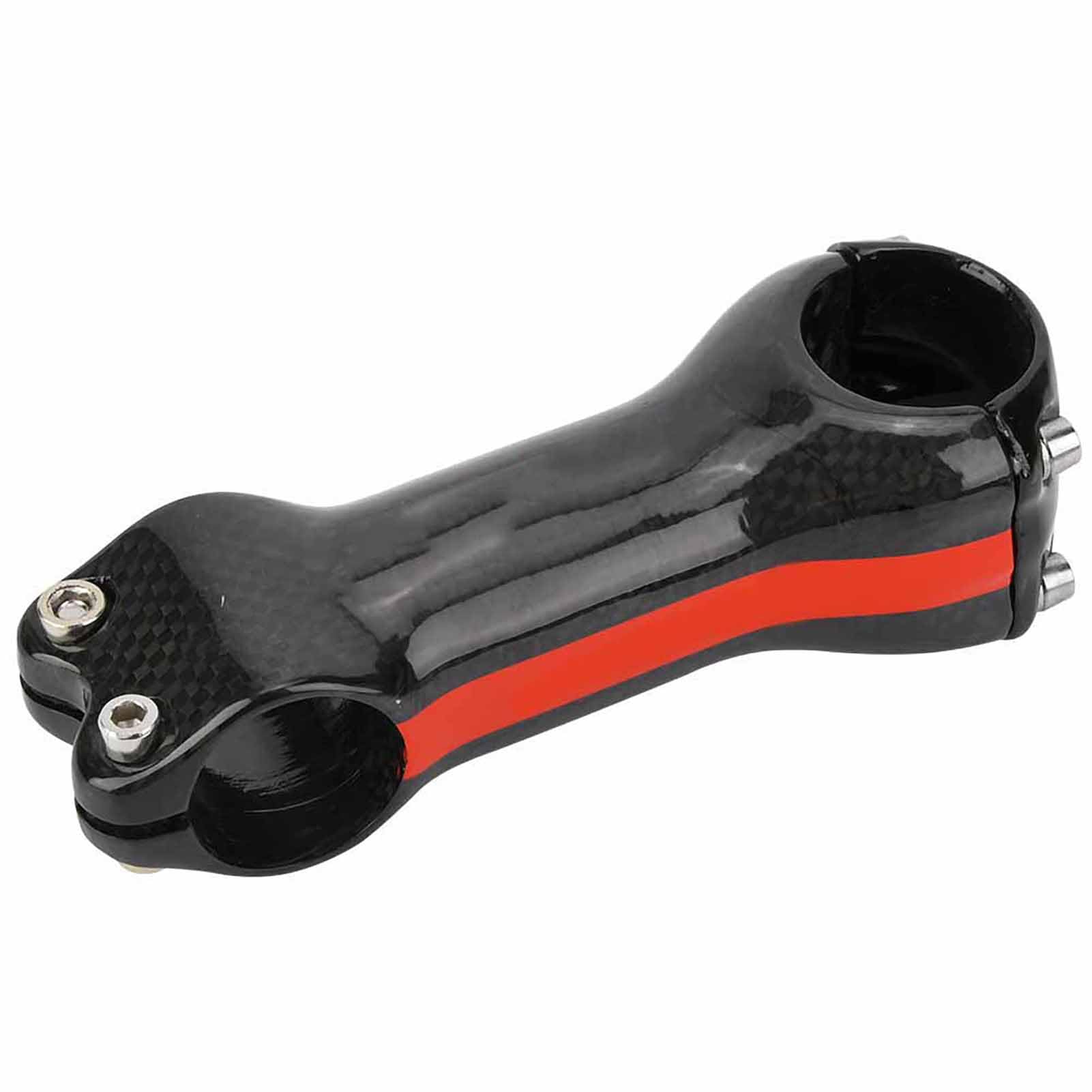 Wspornik roweru z włókna węglowego Lekki wspornik kierownicy roweru o wysokiej wytrzymałości do górskiego roweru szosowego Kierownica 31,8 mm Niebieski Zielony Czerwony 80 mm 90 (Czerwony 100*31,8 mm)