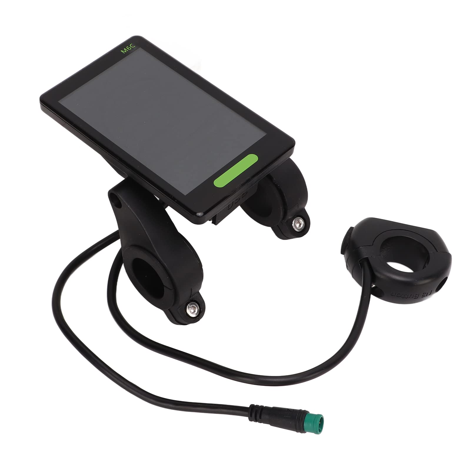 Yuecoom Electric Bikes LCD Display Meter, M6C Large Screen Control Display Panel Screen for Scooter Modification