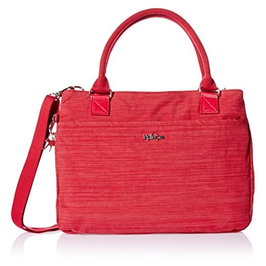 KiplingCaralisa - Borsa con Maniglia Donna , rosso (Rot (33U Dazz Red)), 34x25x11 cm (B x H x T)