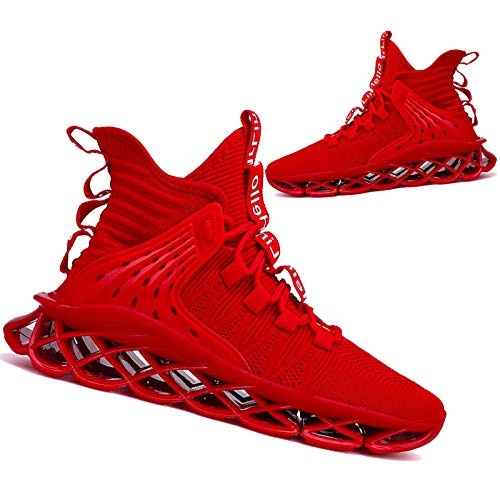 Image of Hello MrLin Men's Running Shoes Non Slip Athletic Tennis Walking Blade Type Sneakers Hip Hop