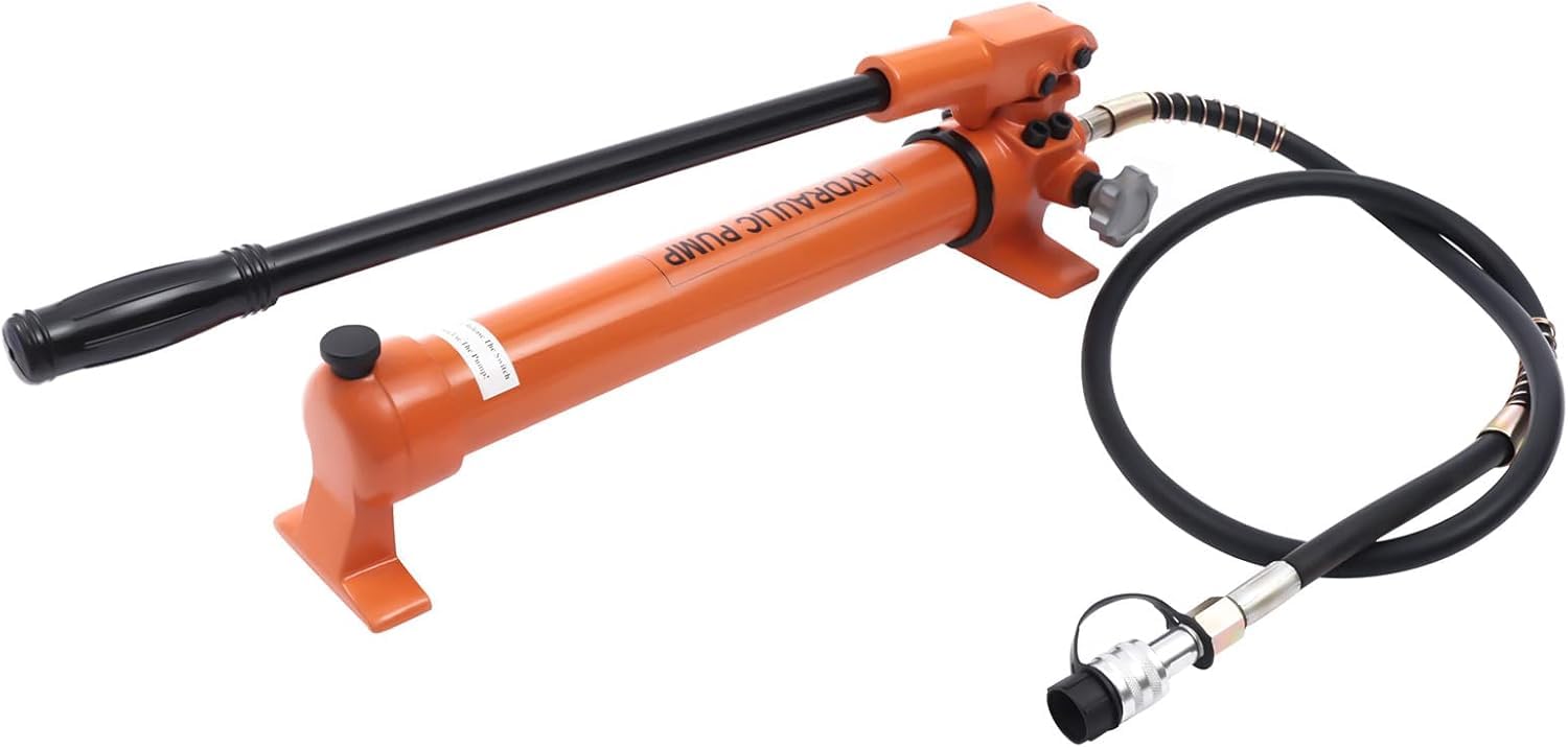 CP-700 Manuelle Hydraulikpumpe, 900cc Hydraulikzylinder 70 Mpa Handpumpe Hydraulik mit Pumpstange, für Ventile, Druckbehälterindustrie, Metallurgie