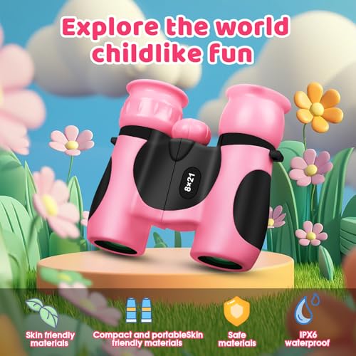 Binoculares BLACKICE para Niños 8x21 Compactos y Resistentes miniatura 6