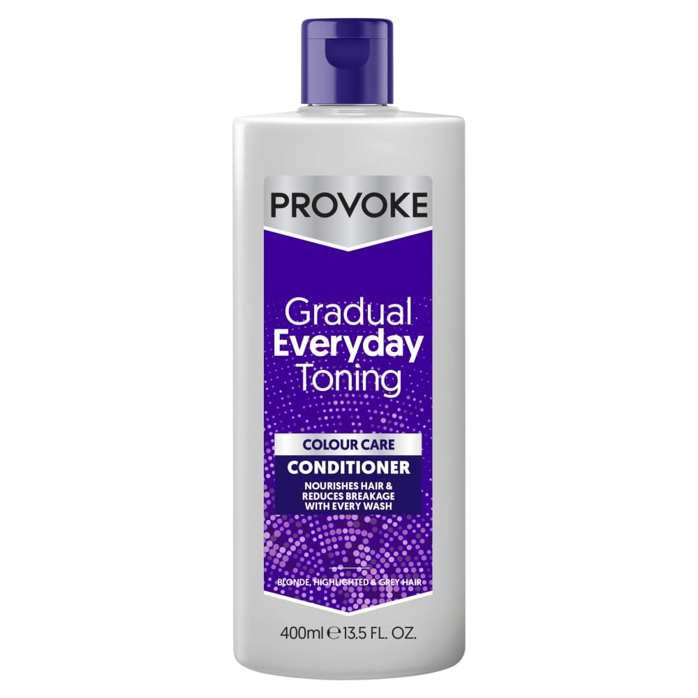 Provoke Gradual Everyday Toning Conditioner 400ml | Purple conditioner | Everyday Use | Pro-vitamin B5 and botanical actives