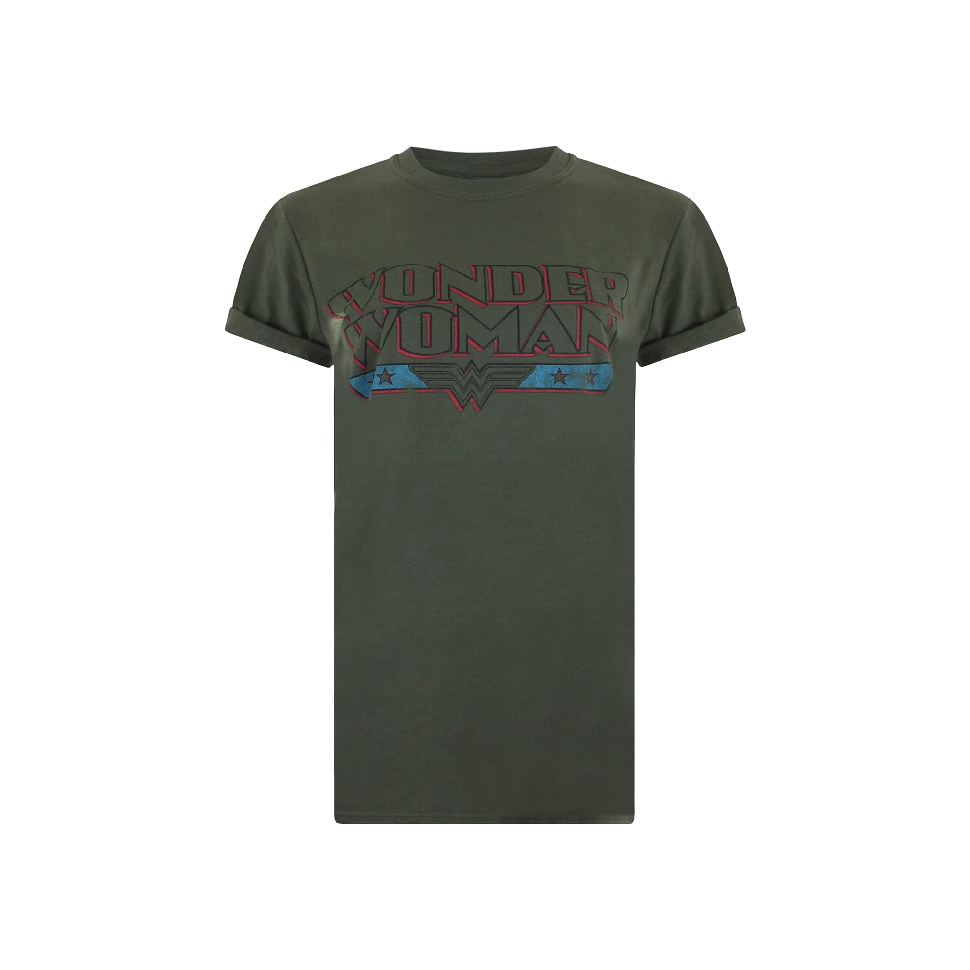 Cotton Soul DC Comics Wonder Woman - Maglietta da donna alla moda