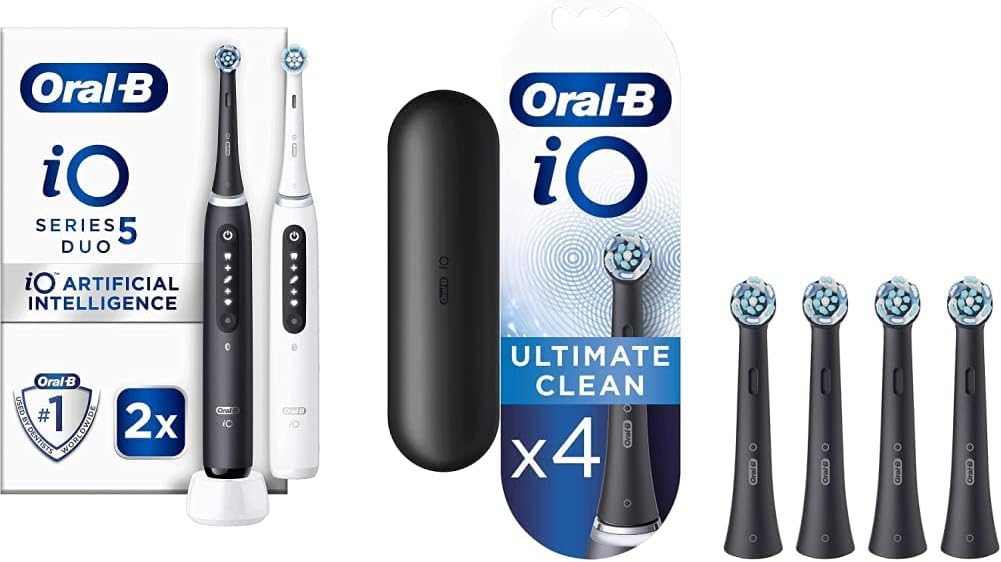 OralB iO5 2X Electric Toothbrushes with Artificial Intelligence, Gifts