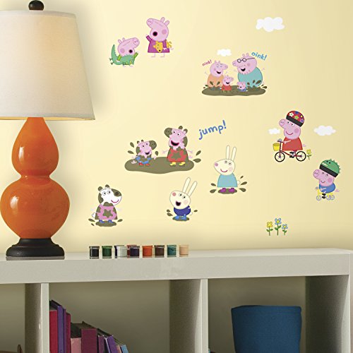 Roommates Rmk3183Scs Peppa The Pig Peel And Stick Wall Decals #TOP1