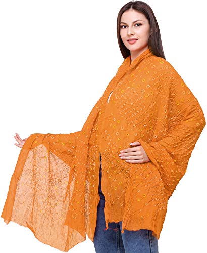 Dupatta from Jodhpur with Tie-dye Print2