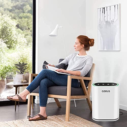 True HEPA Air Purifier for Home, Up to 2160 sq ft Large Room, UV light | Ionic Generator | Office or Commercial Filter 99.97% Pollen Smoke Dust Pet Dander Auto Mode Sensor - Image 6
