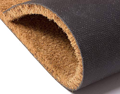 Coir Doormat Front Door Mat New Home Closing Housewarming Gift No Need To Knock We Know You're Here The Dogs Funny (30" X 18" Standard) #TOP1