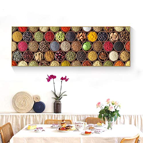Affiches cuisine épices pour une décoration de salon moderne et cosy