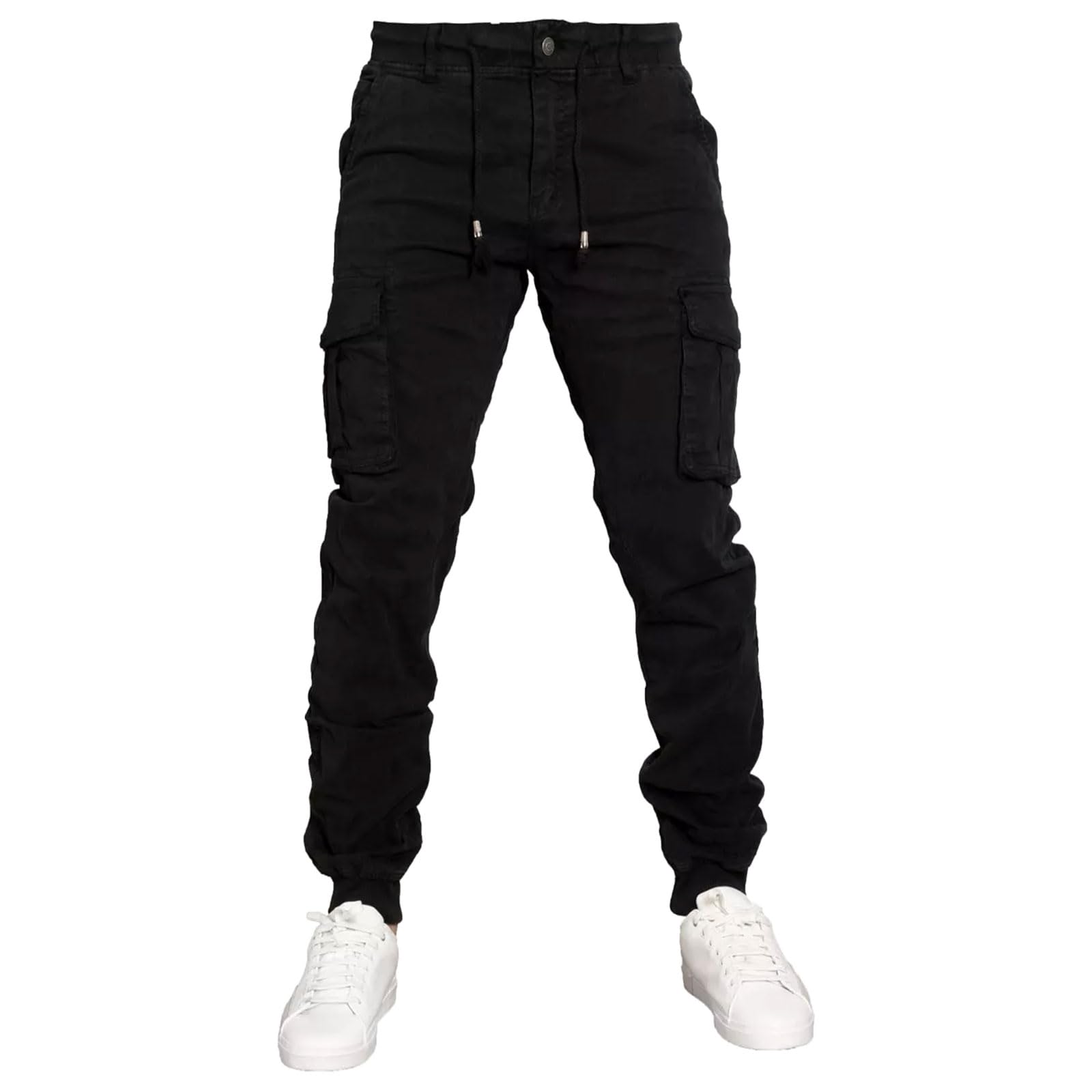 Toocool Pantaloni Uomo Cargo Militari tasconi Laterali Casual Cotone G6538