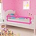 UnfadeMemory Barriera di Sicurezza per Lettino Bambino Sponda da Letto di Sicurezza per Bebè, Bambini, Adulti e Anziani 150 x 42 cm Rosa