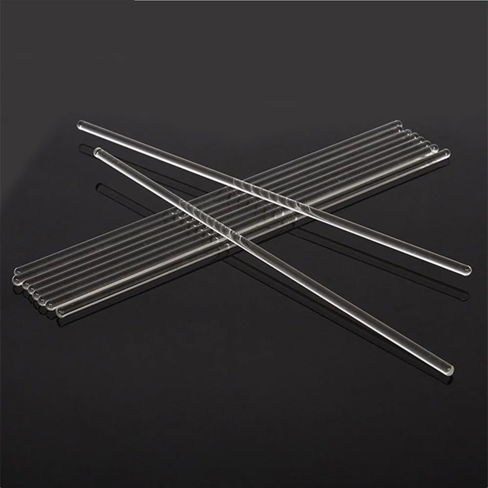 5 pz/10 pz Bacchette di agitazione in vetro borosilicato for laboratorio chimico - Agitatore da laboratorio durevole(10x400mm 5pcs)