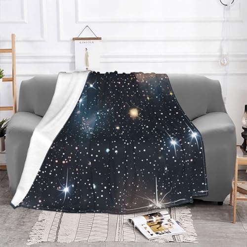Couverture polaire en flanelle haut de gamme au motif d'étoiles - 3