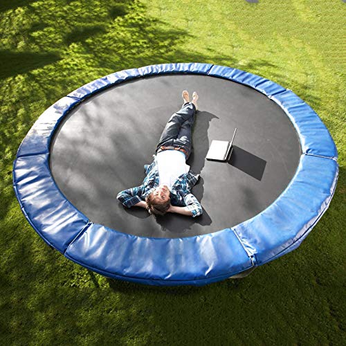 Coussin de protection trampoline haut de gamme bleu matelas antichoc