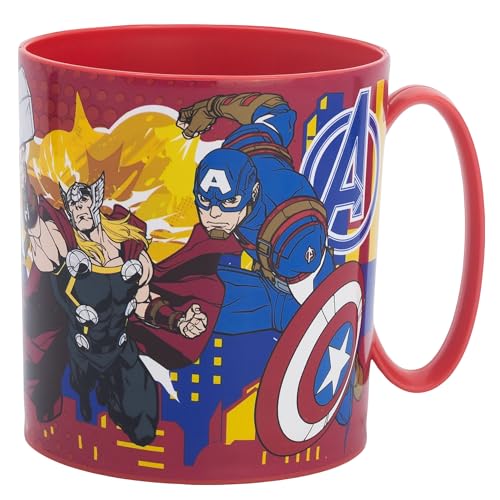 Stor Marvel Avengers Tasse en plastique réutilisable pour micro-ondes 390 ml