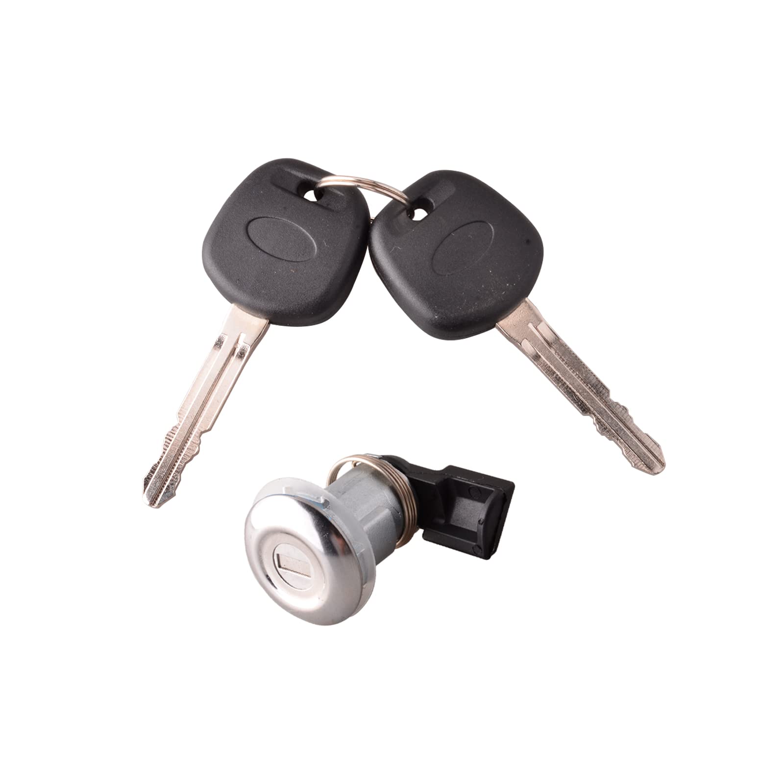 Unikpas Fuel Door Lock Key Cylinder Set Comaptible for Toyota Tacoma 1995-2004 Tundra 2000-2003 4Runner 1991-95 Fuel Lid Door Gas Lock 69058-35140