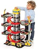 🏎️ 【Kinderparkplätze während Molto】 Verwalten Sie Ihren Parkplatz mit Rampen, einem Waschbereich, einem Aufzug, einer Tankstelle und einem Gewinnbereich! Dieser Spielzeugparkplatz ist 6 Stockwerke und kann eine Vielzahl von Autos aufnehmen. Mit dem Parkplatz für Kinder haben Sie Stunden und Stunden gesunde Vergnügen außerhalb der Bildschirme.