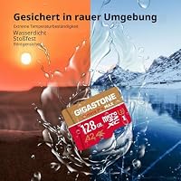 [5 Jahre kostenlose Datenrettung] GIGASTONE 128GB Micro SD-Karte, Kamera Pro MAX, bis zu 120/80 MB/s, MicroSDXC-Speicherkarte für DJI, Gopro, Insta360, Dashcam, 4K Video, UHS-I A2 V30 – Ansicht 7